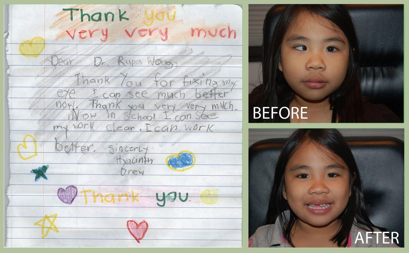 Hyacinth thank you letter