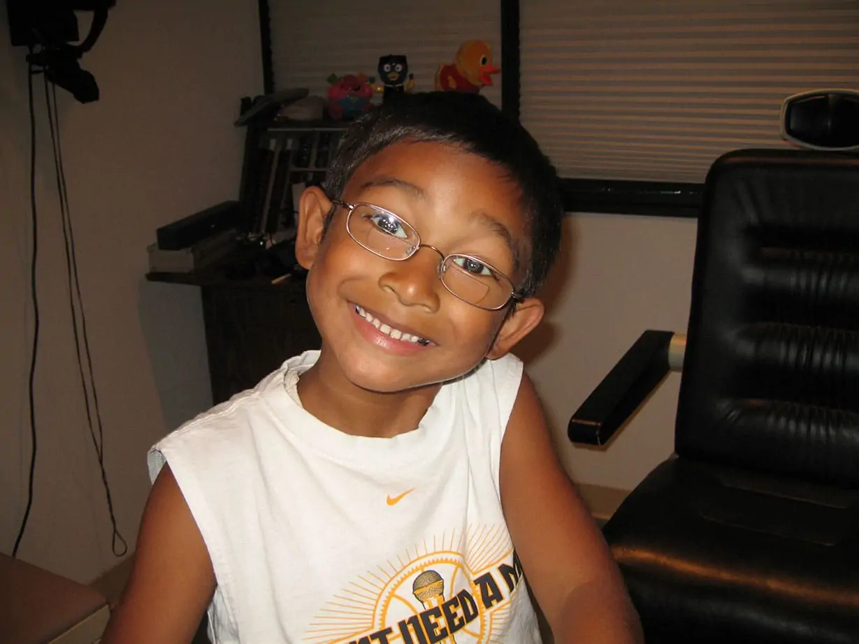 Niko, pediatric cataract surgery patient